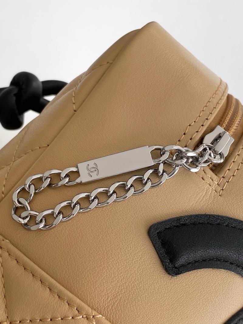 Chanel Cambon Ligne Shoulder Bag Beige AS6319