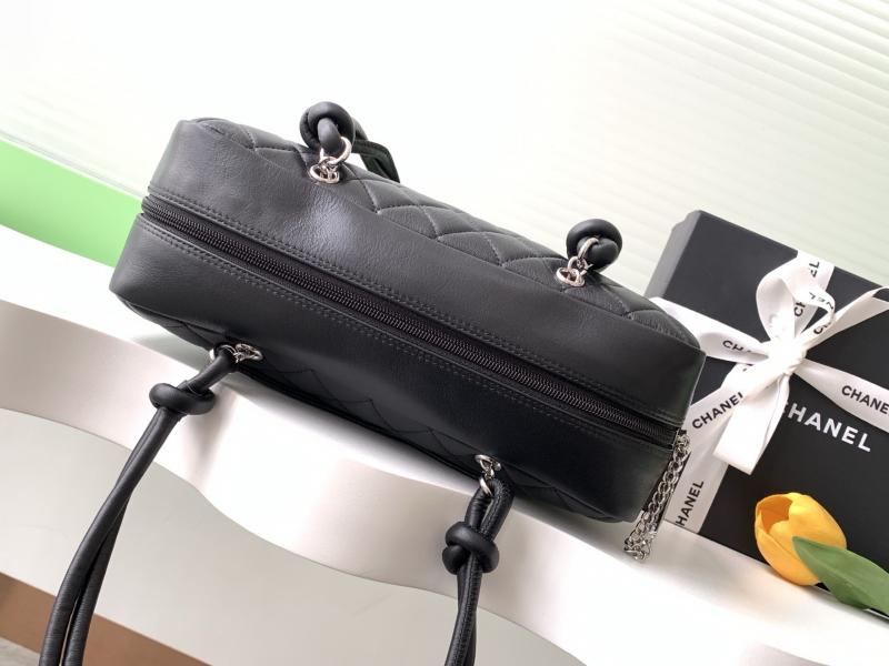 Chanel Cambon Ligne Shoulder Bag Black AS6319