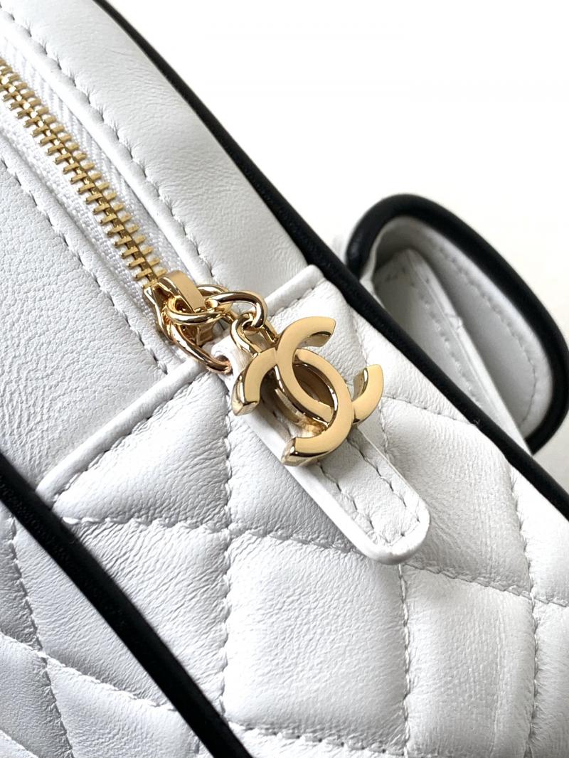Chanel Lambskin Mini Backpack White AP3753