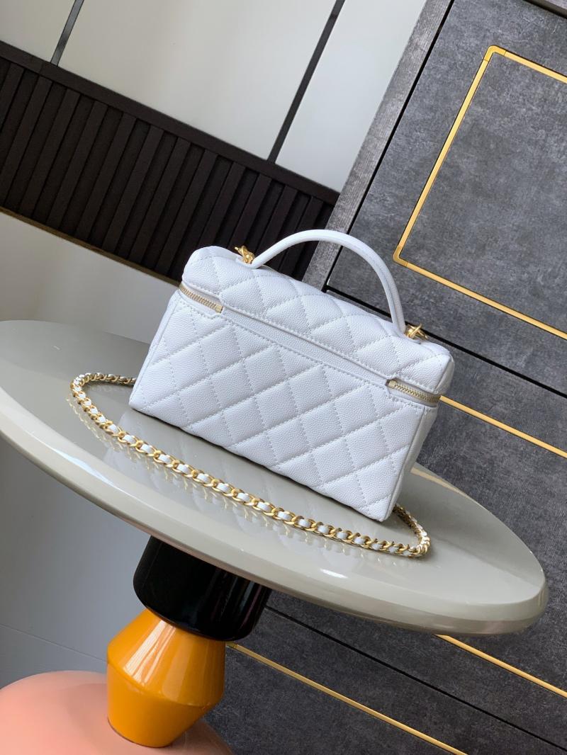 Chanel Vanity Top Handle Bag Light Blue AS2503