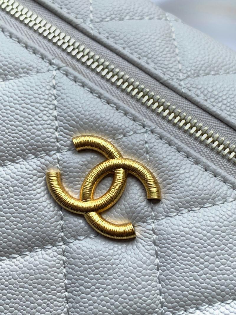 Chanel Vanity Top Handle Bag Light Blue AS2503