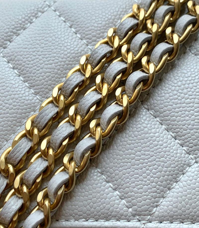 Chanel Vanity Top Handle Bag Light Blue AS2503