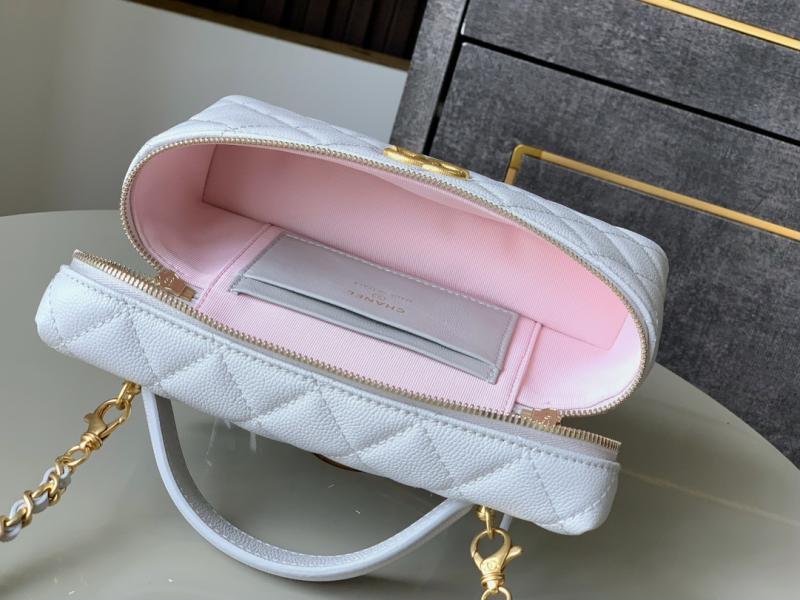 Chanel Vanity Top Handle Bag Light Blue AS2503
