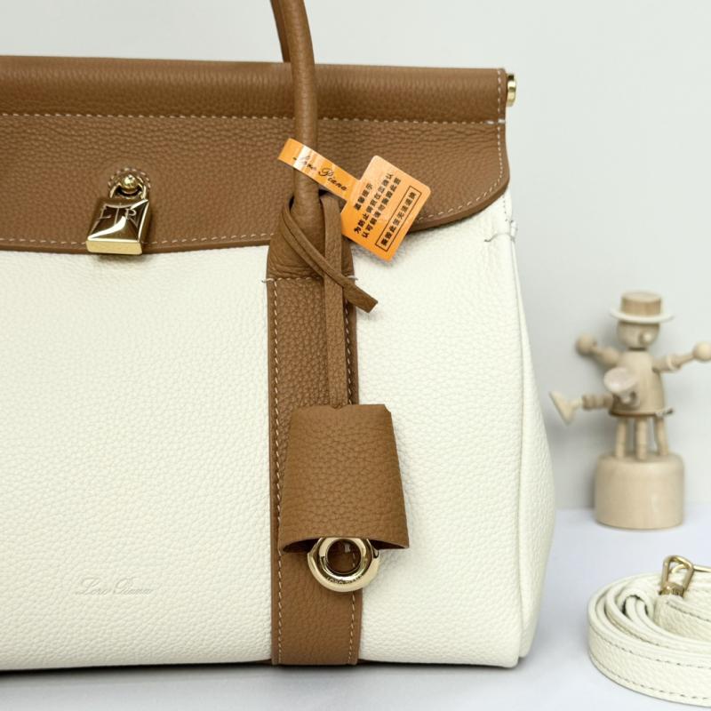 Loro Piana Loom bag L25 Canvas Tan FAO2680