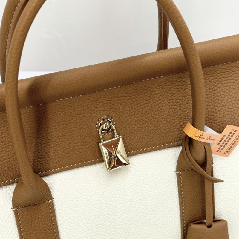 Loro Piana Loom bag L25 Canvas Tan FAO2680