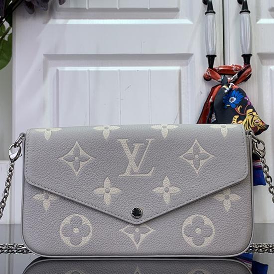 Louis Vuitton Felicie Pochette Grey M14227