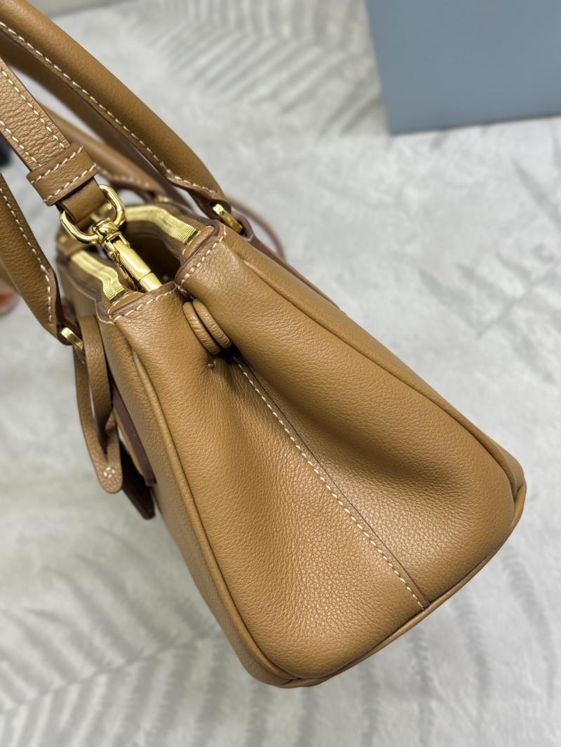 Medium Prada Galleria leather bag Camel 1BA457