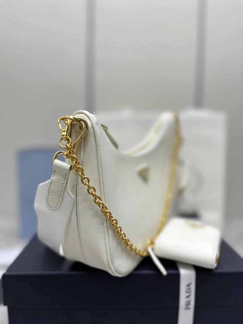 Prada Re-Edition 2005 Saffiano leather bag White 1BH204
