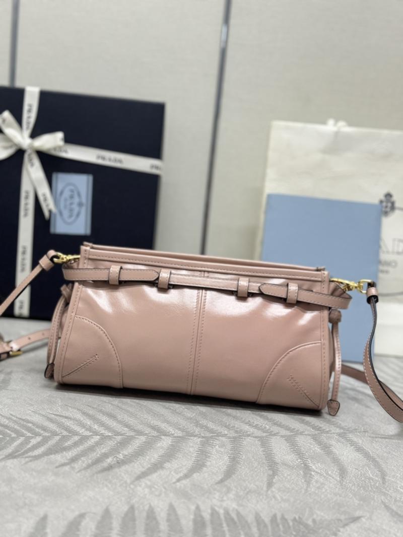Prada Small leather shoulder bag Pink 1BH215