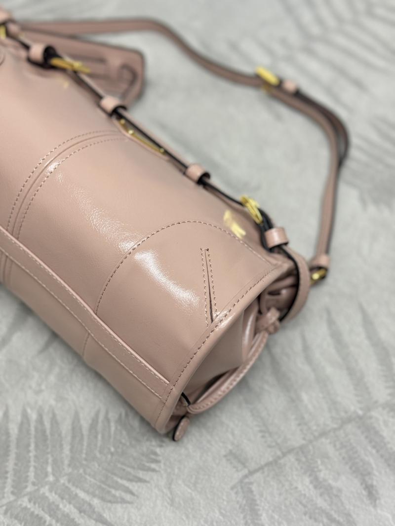 Prada Small leather shoulder bag Pink 1BH215