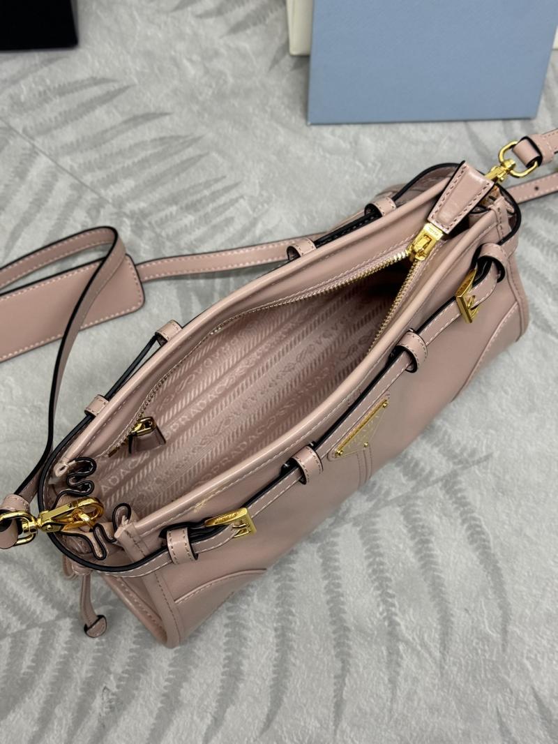 Prada Small leather shoulder bag Pink 1BH215