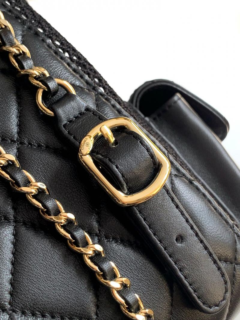 Chanel Backpack Black AS5484