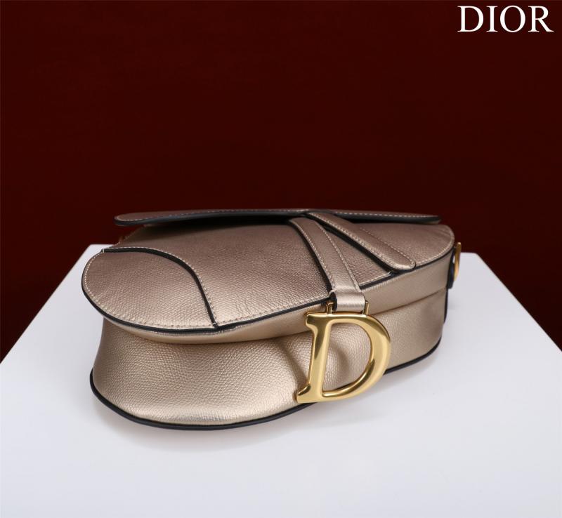 Dior Saddle Bag With Strap Gold M0455