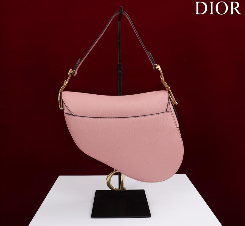 Dior Saddle Bag With Strap Pink M0455