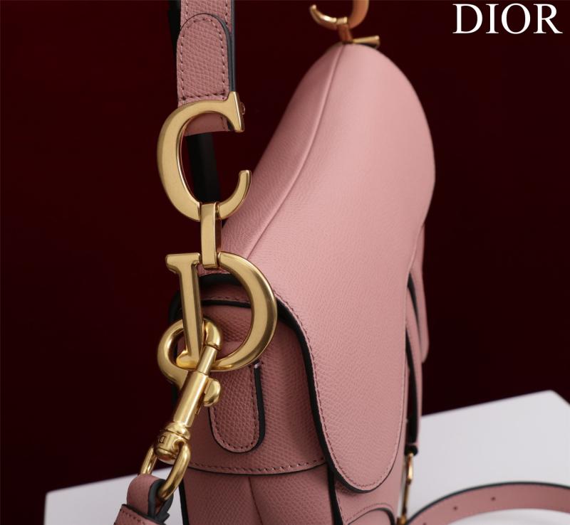 Dior Saddle Bag With Strap Pink M0455