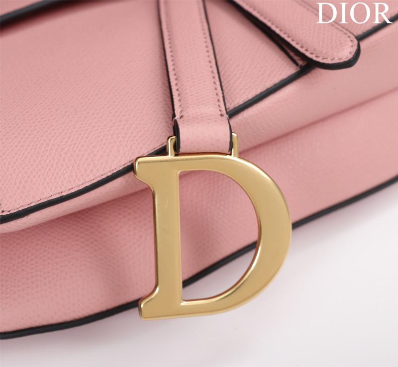 Dior Saddle Bag With Strap Pink M0455