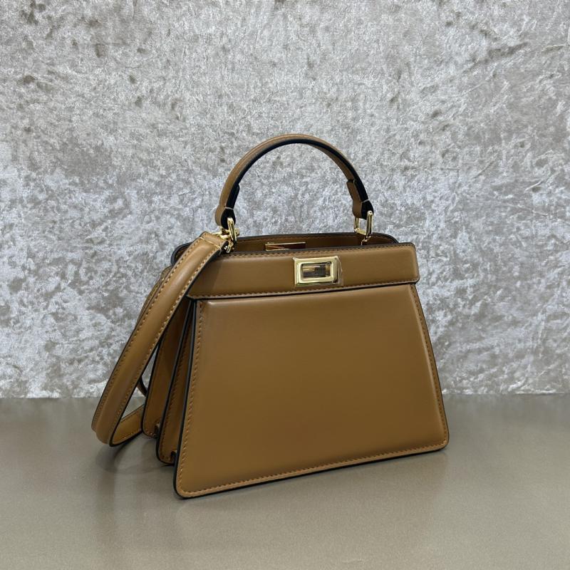 Fendi Peekaboo ISeeU Petite Camel F7011