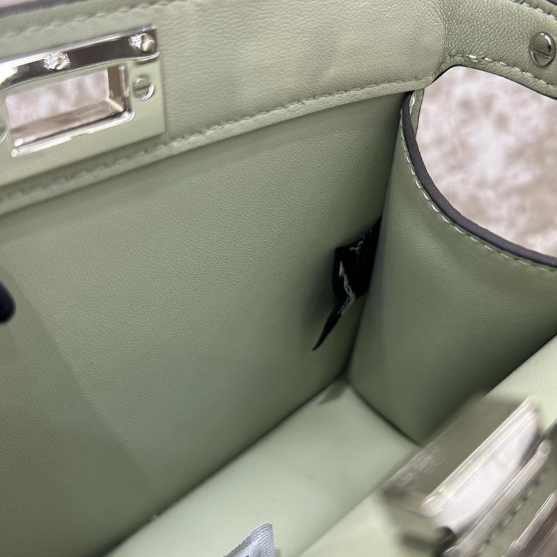 Fendi Peekaboo ISeeU Petite Light Green F7011