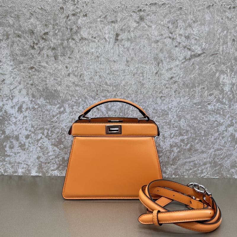 Fendi Peekaboo ISeeU Petite Orange F7011