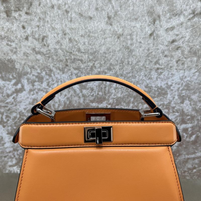 Fendi Peekaboo ISeeU Petite Orange F7011