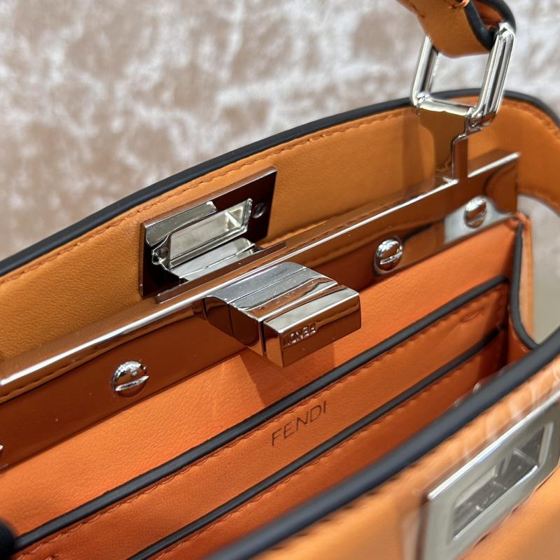 Fendi Peekaboo ISeeU Petite Orange F7011