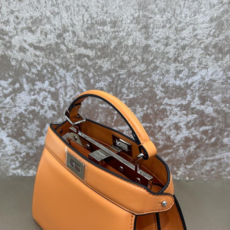 Fendi Peekaboo ISeeU Petite Orange F7011