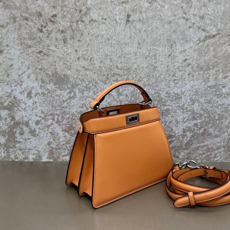 Fendi Peekaboo ISeeU Petite Orange F7011