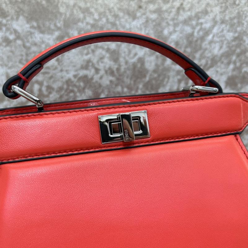 Fendi Peekaboo ISeeU Petite Red F7011