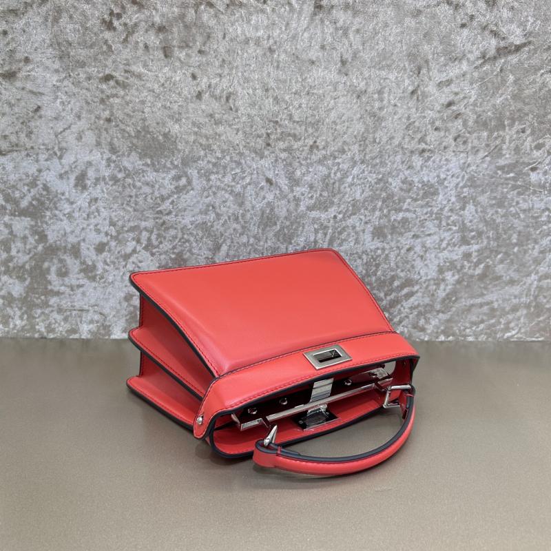 Fendi Peekaboo ISeeU Petite Red F7011