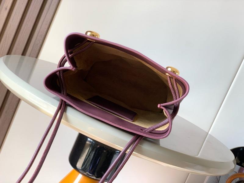 Loewe Pebble Pouch Dark Burgundy LE9092