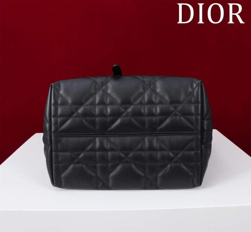 Medium Dior Toujours Vertical Tote Bag Black M2836