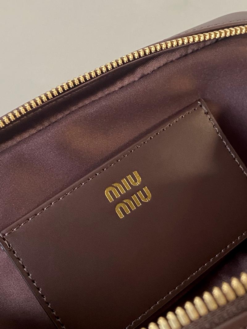 Miu Miu Arcadie leather bag Briarwood 5BB142