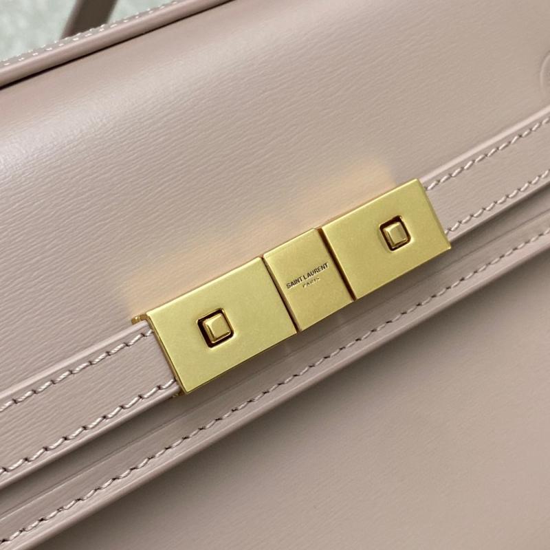 Saint Laurent Manhattan Mini Crossbody Bag Nude 727766