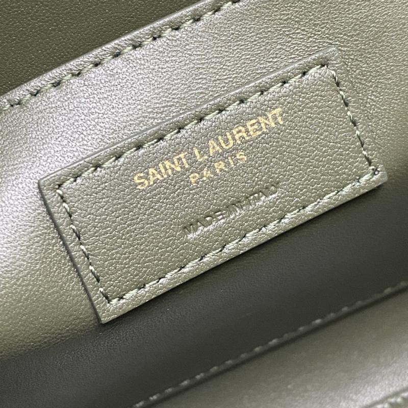 Saint Laurent Manhattan Small Shoulder Bag Green 675626