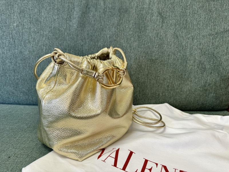 Valentino Small Bucket Bag Gold V0501L