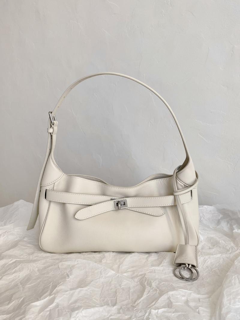 Balenciaga Bel Air Small Shoulder Bag Cream 810680