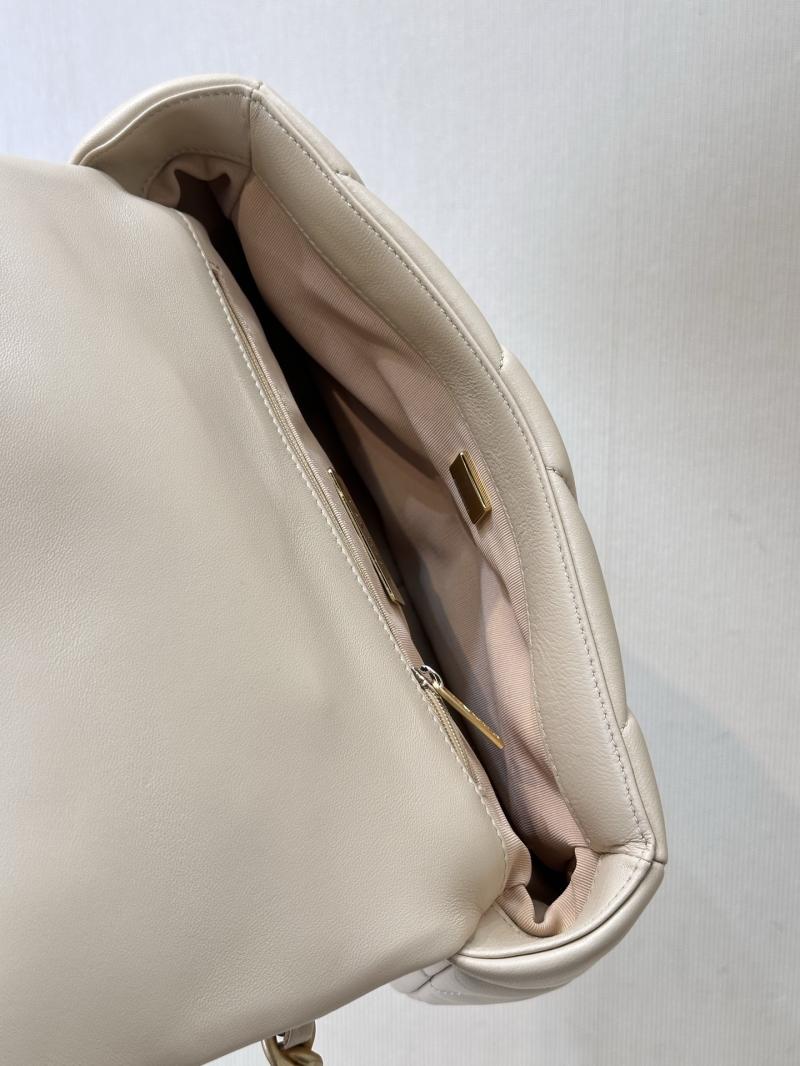 Chanel 19 Lambskin Flap Handbag Beige AS1160