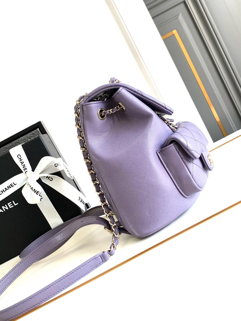Chanel Backpack Purple AS3860