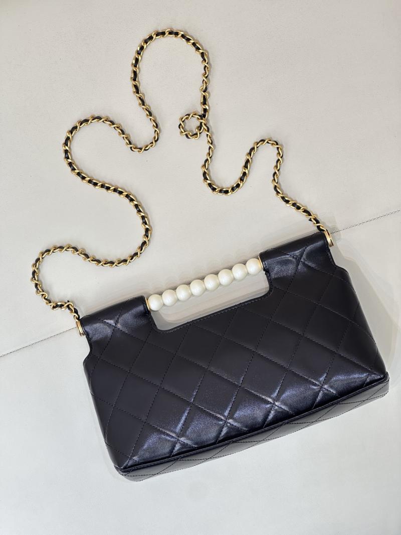 Chanel Lambskin Tote Bag Black AS5390