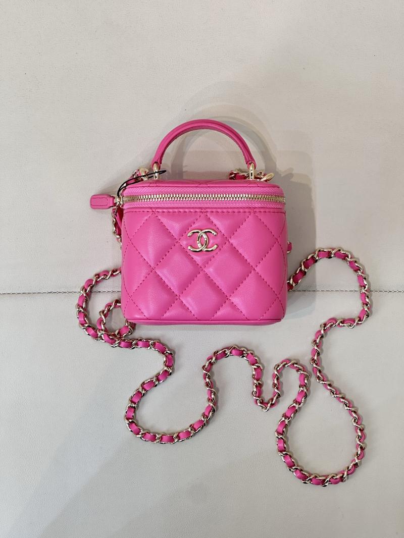 Chanel Mini Vanity With Chain Pink AP2198