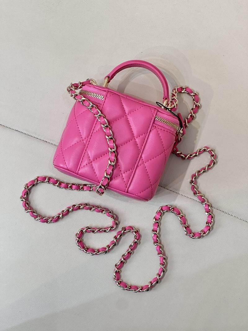 Chanel Mini Vanity With Chain Pink AP2198