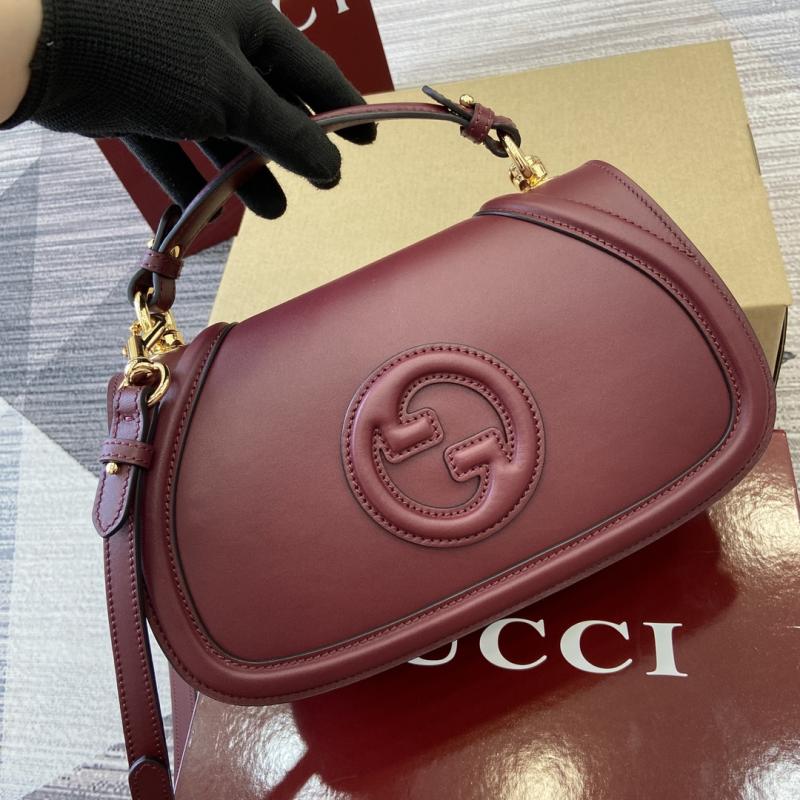 Gucci Blondie medium top handle bag Red 815714