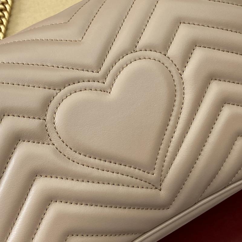 Gucci GG Marmont Medium Shoulder Bag Beige 443497