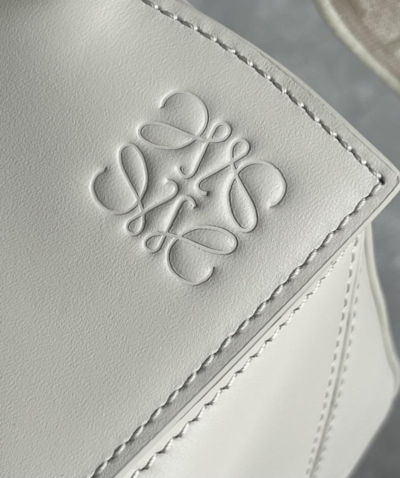 Loewe Small Puzzle Bag White L051702