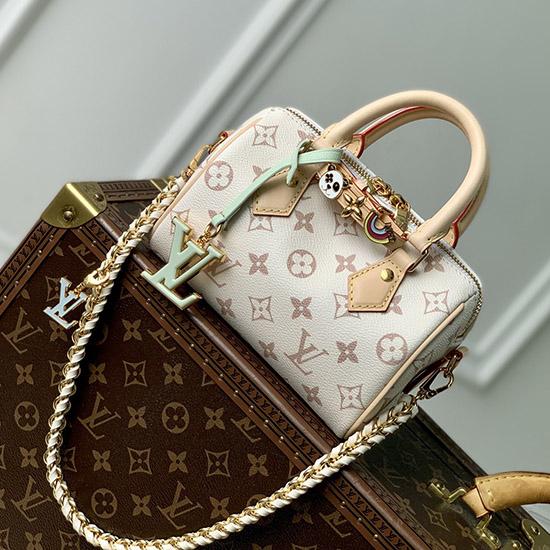 Louis Vuitton Speedy 18 with Chain Strap M24474