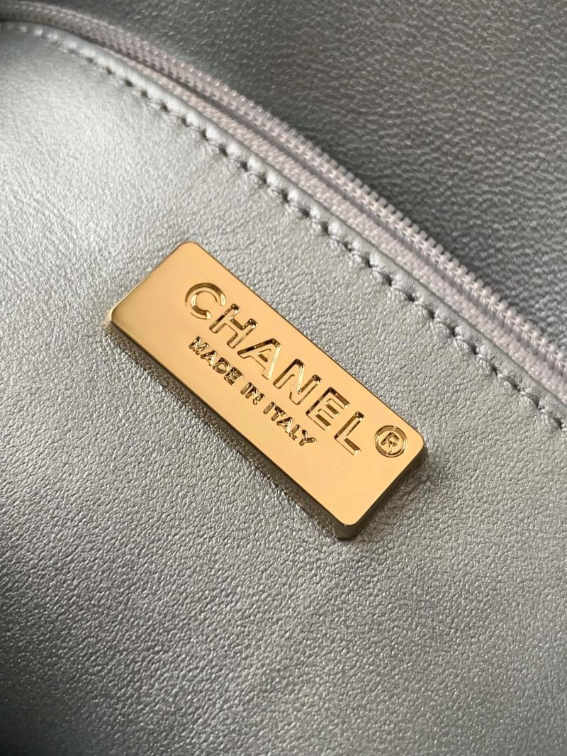 Small Chanel Sequins Shoulder Bag Silver CF2031