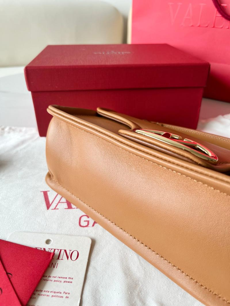 Valentino Vlogo 1960 Nappa Leather Medium Handbag Camel V22060