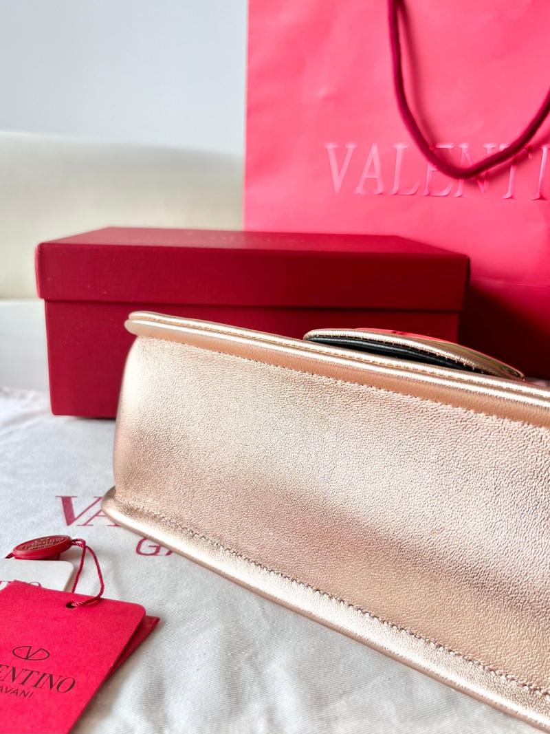 Valentino Vlogo 1960 Nappa Leather Medium Handbag Gold V22060