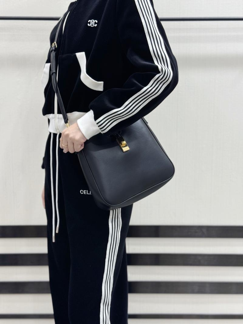 Celine Small Camille 16 Soft Bag Black 120693