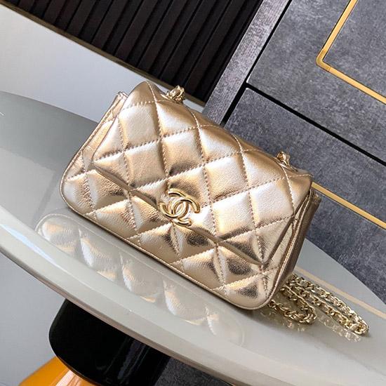 Chanel Clutch With Chain Gold AP4593
